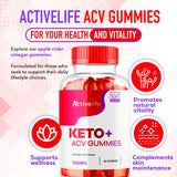 LIVORKA ActiveLife Keto ACV Gummies close-up of gummies