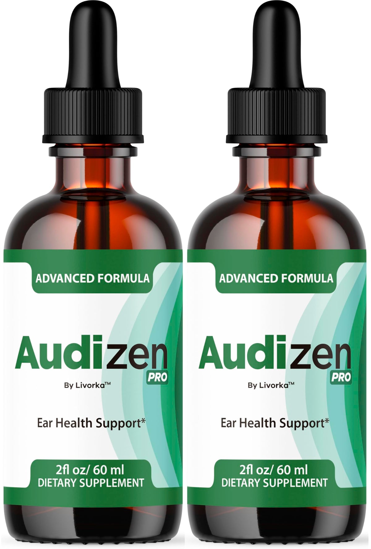 LIVORKA Audizen Pro Drops front view with bottle and label