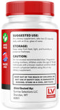 LIVORKA Blood Flow Max Capsules back view with nutritional information