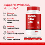 LIVORKA Blood Flow Max Capsules open bottle with capsules