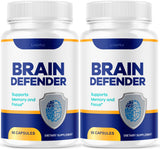 LIVORKA Brain Defender front view of the bottle with 60 capsules