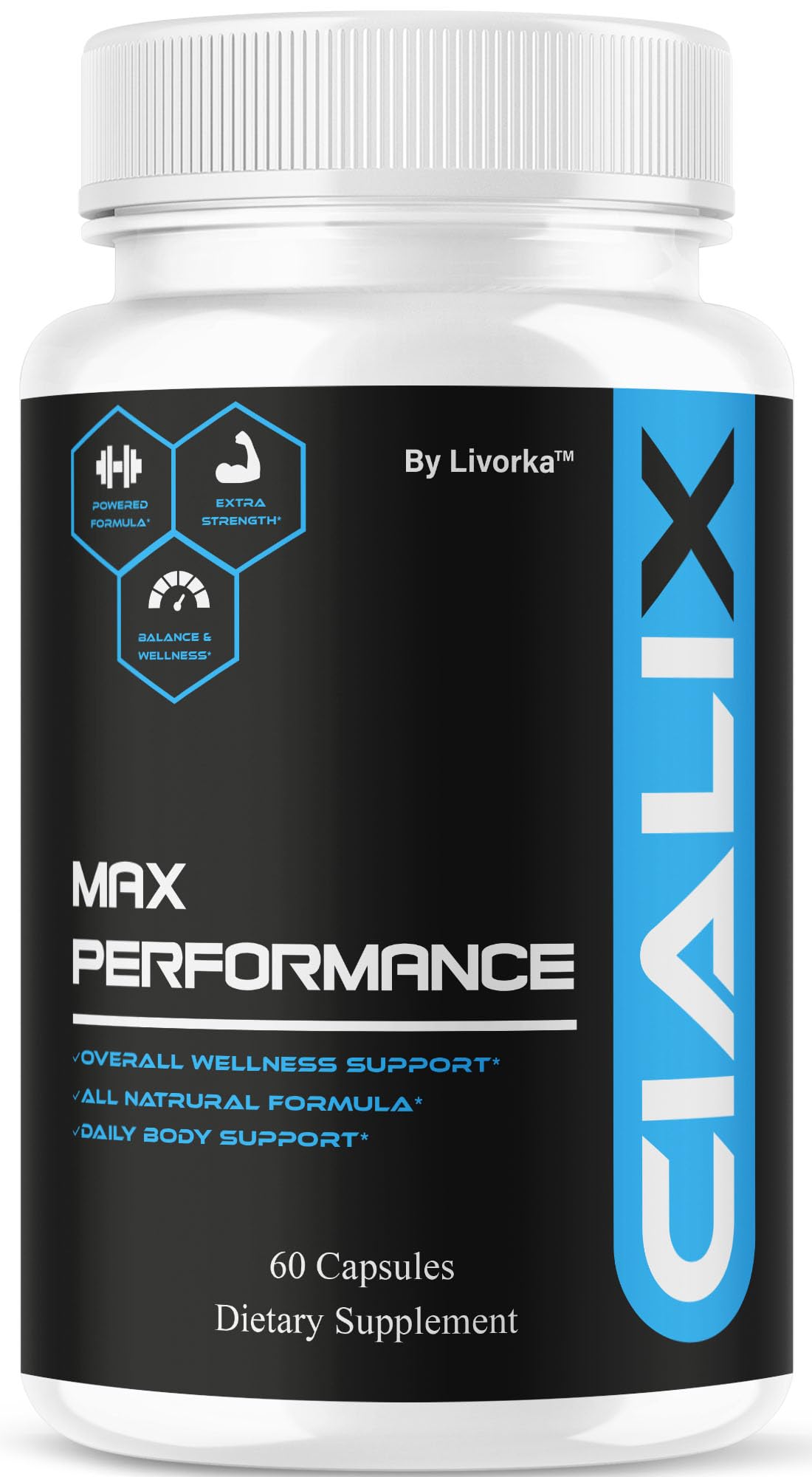 LIVORKA Cialix Capsules for Men front view with label