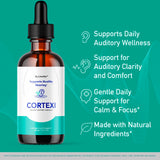 LIVORKA Cortexi Drops 57g back view showing ingredients