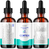 LIVORKA Cortexi Drops 57g displayed with other supplements