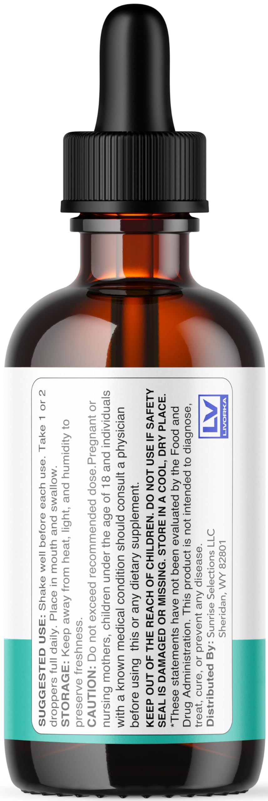 LIVORKA Cortexi Drops 57g showing dosage instructions