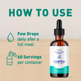 LIVORKA Cortexi Drops 57g side view with dropper