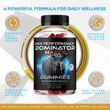 LIVORKA Dominator Maxxx Gummies for Men side view