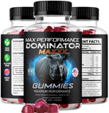 LIVORKA Dominator Maxxx Gummies on a wooden table