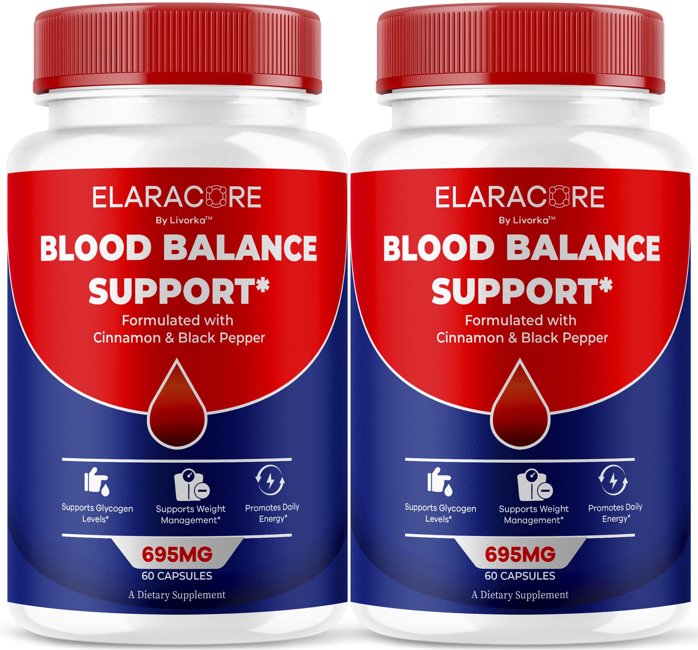 LIVORKA Elaracore Balance Support Capsules front view