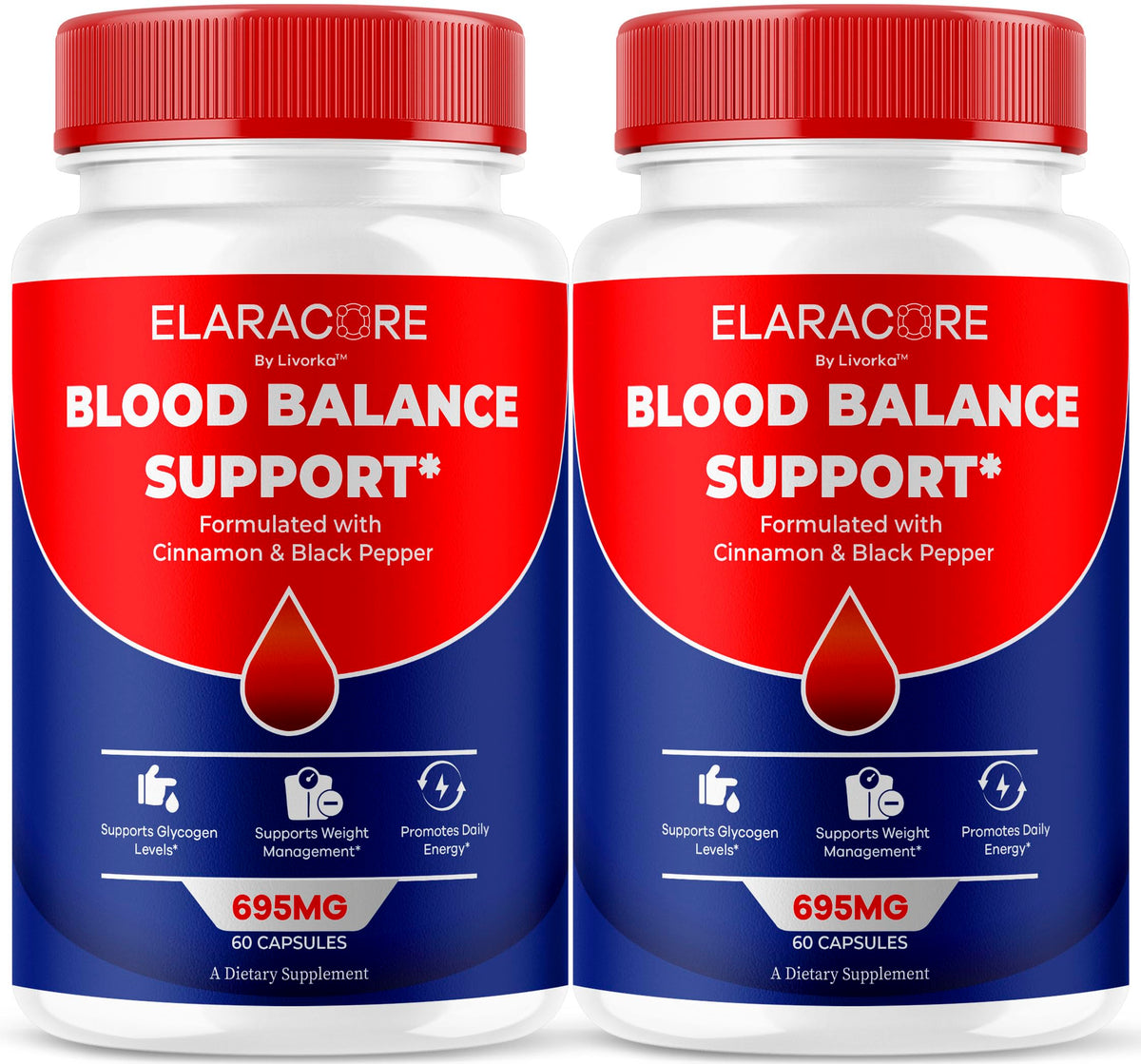 LIVORKA Elaracore Balance Support Capsules front view