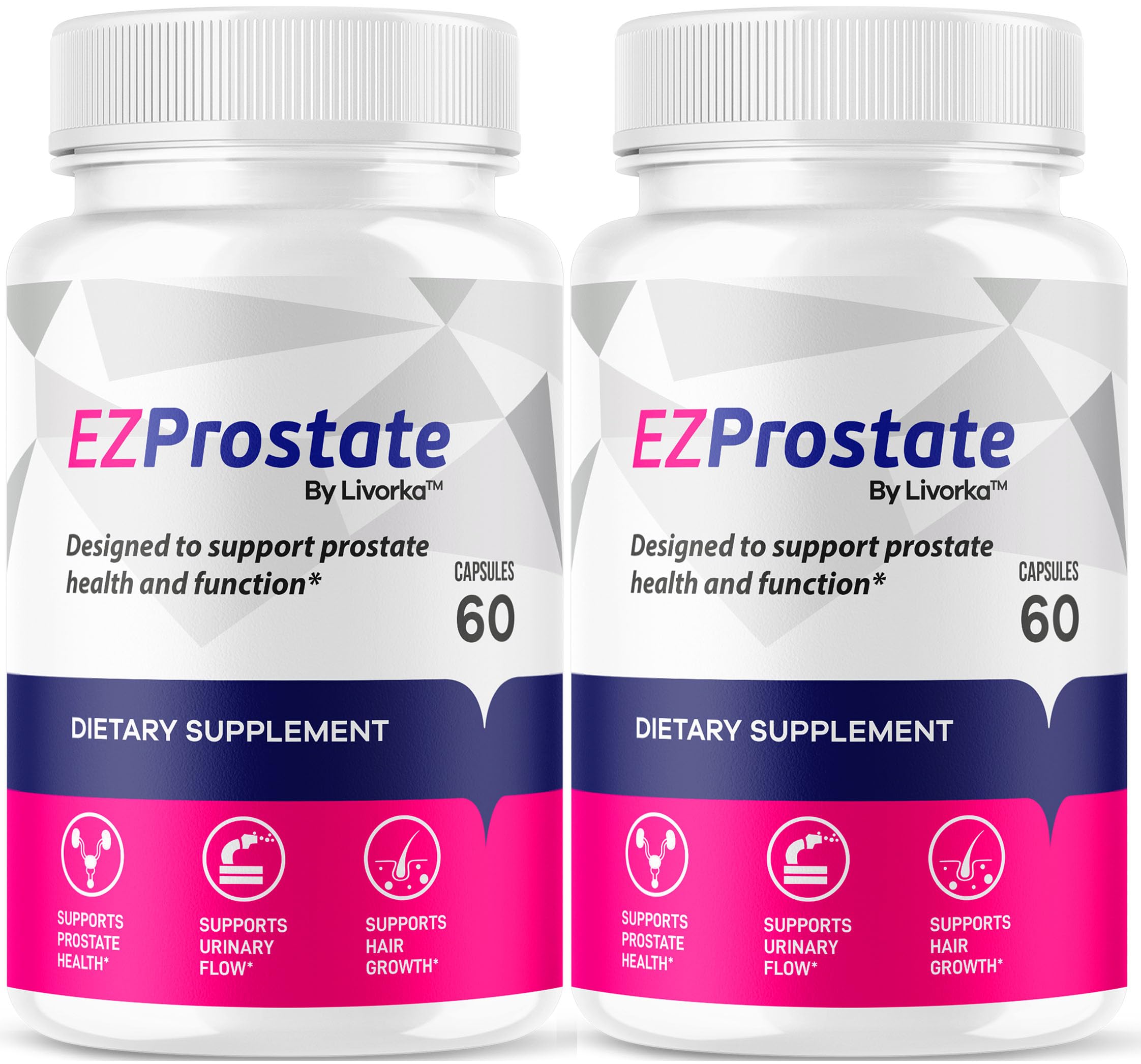 LIVORKA EZ Prostate Supplement Capsules front view