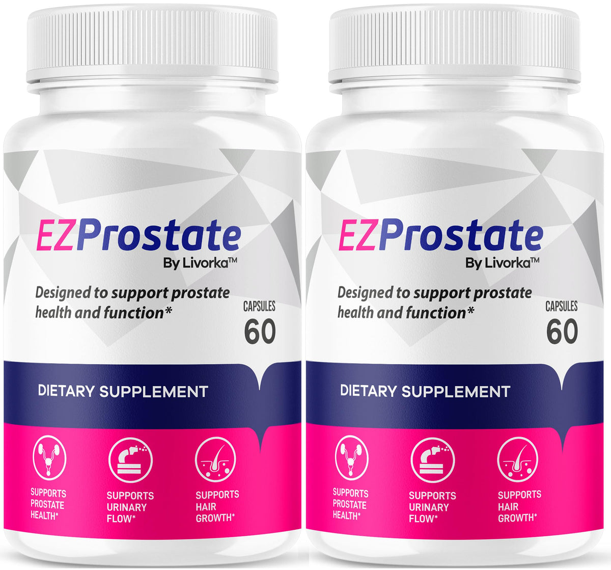 LIVORKA EZ Prostate Supplement Capsules front view