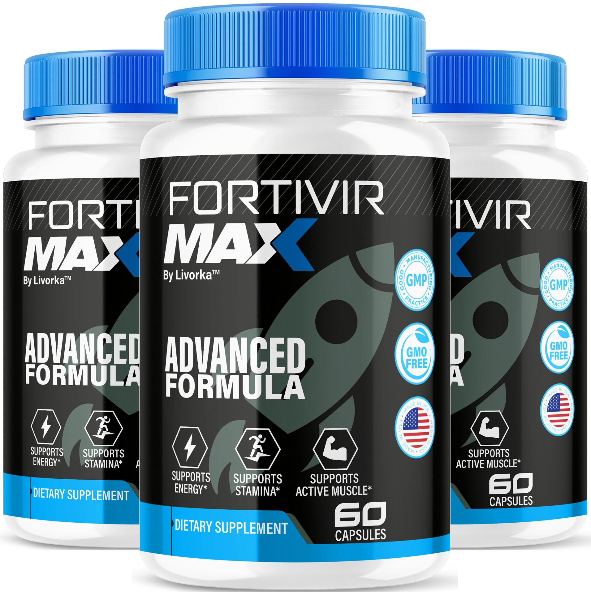 LIVORKA Fortivir Max Advanced Formula Capsules front view
