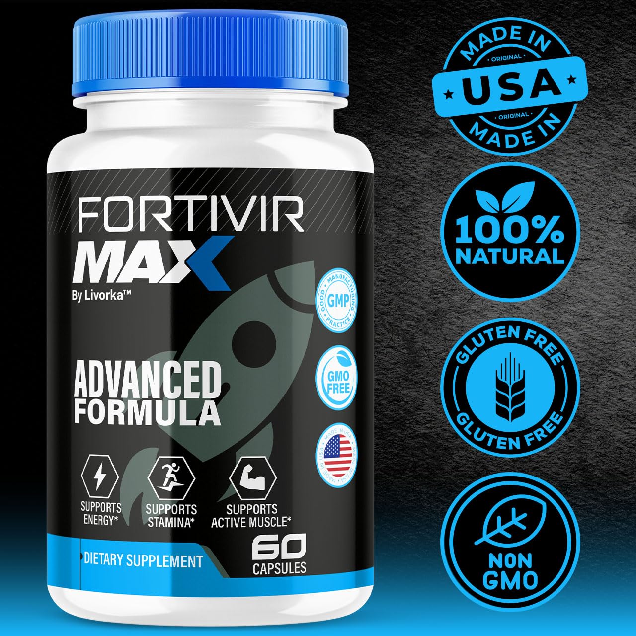 LIVORKA Fortivir Max capsules close-up
