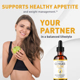 LIVORKA Ginger Slim Drops 255g back view with ingredients