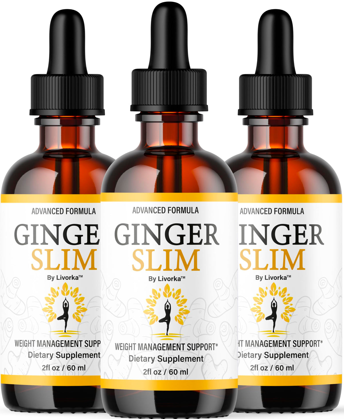 LIVORKA Ginger Slim Drops 255g front view