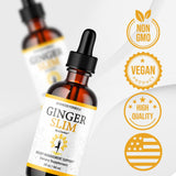 LIVORKA Ginger Slim Drops 255g with a measuring spoon