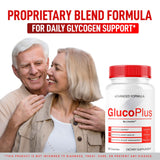 LIVORKA Gluco Plus capsules on a white background
