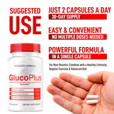 LIVORKA Gluco Plus nutritional information label