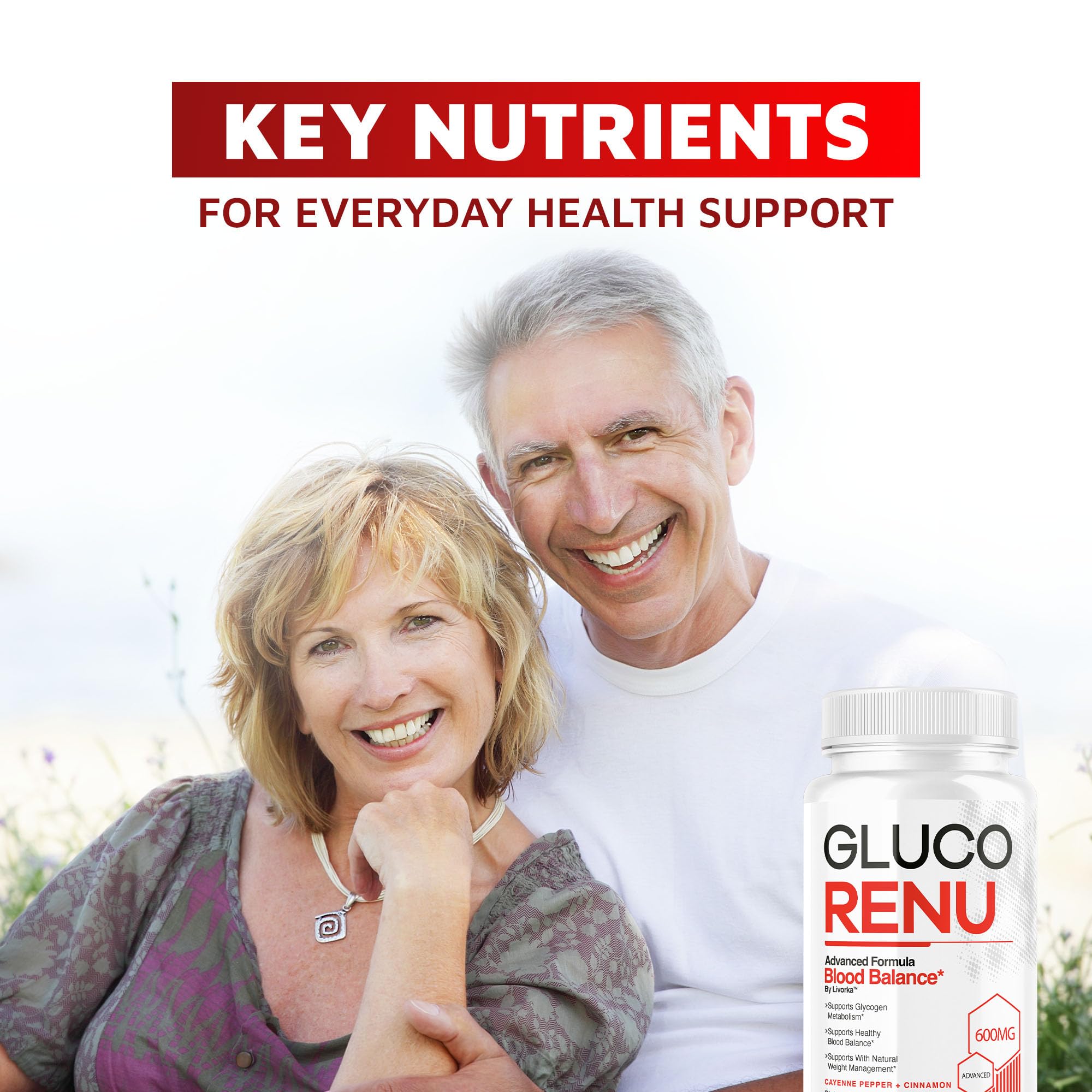 LIVORKA Gluco Renu capsules on a wooden surface