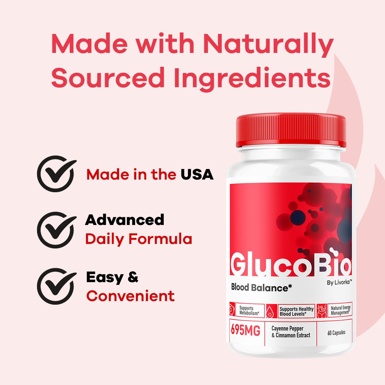 LIVORKA GlucoBio Support Capsules close-up