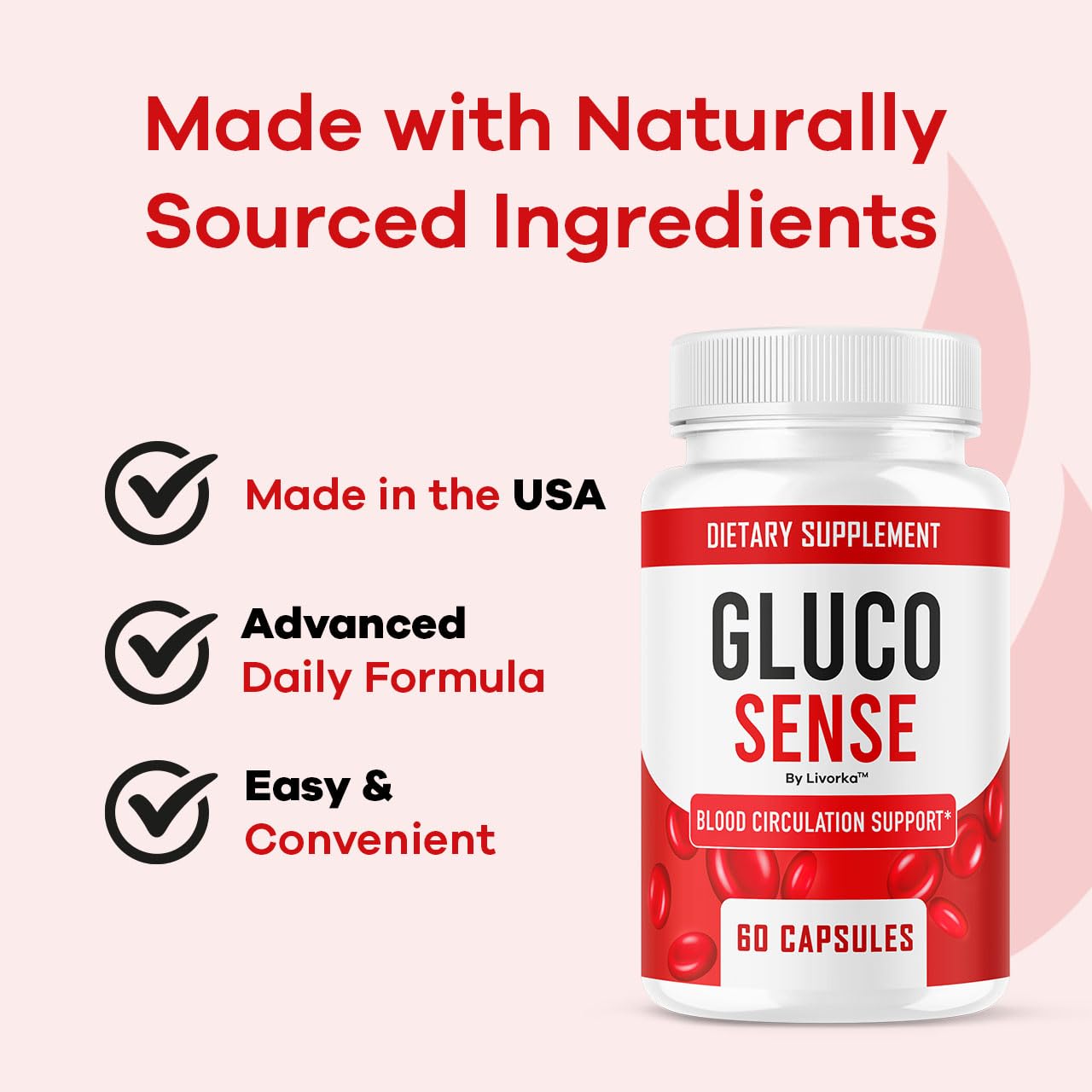 LIVORKA GlucoSense 695 mg Capsules in a lifestyle setting