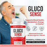 LIVORKA GlucoSense 695 mg Capsules side view showing label