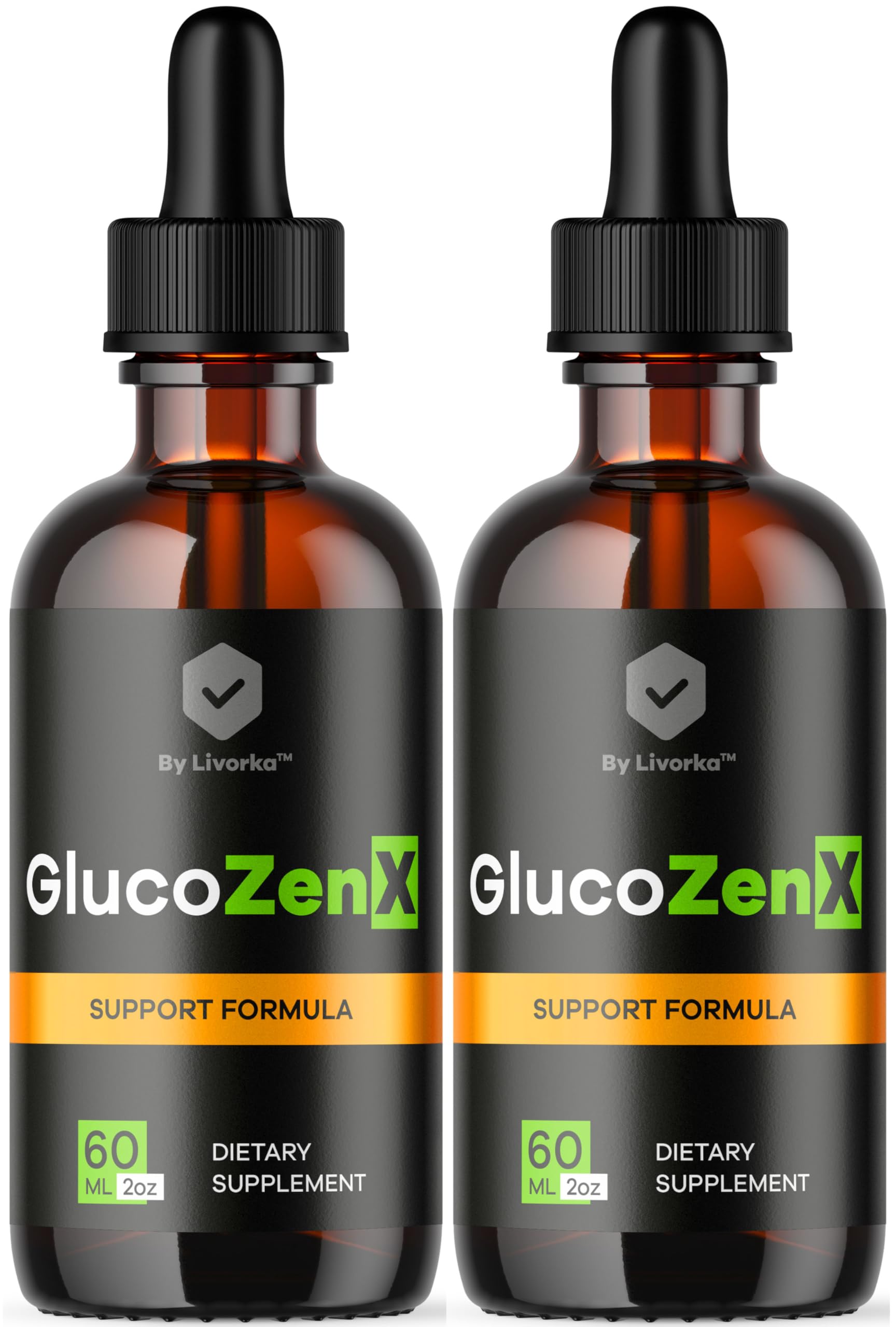 LIVORKA GlucoZenX Drops 170g front view