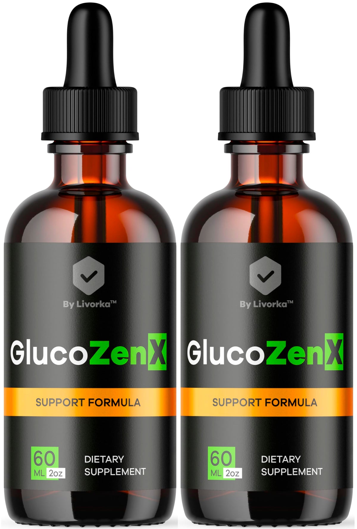 LIVORKA GlucoZenX Drops 170g front view