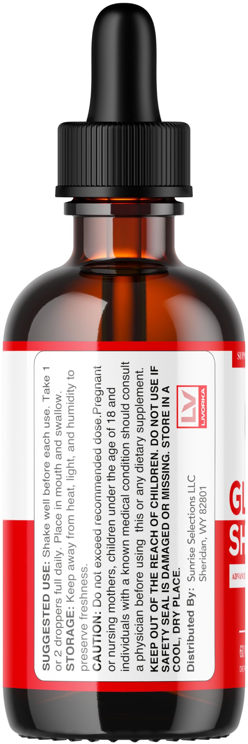 LIVORKA Glycogen Shield Pro Supplement displayed on a kitchen counter