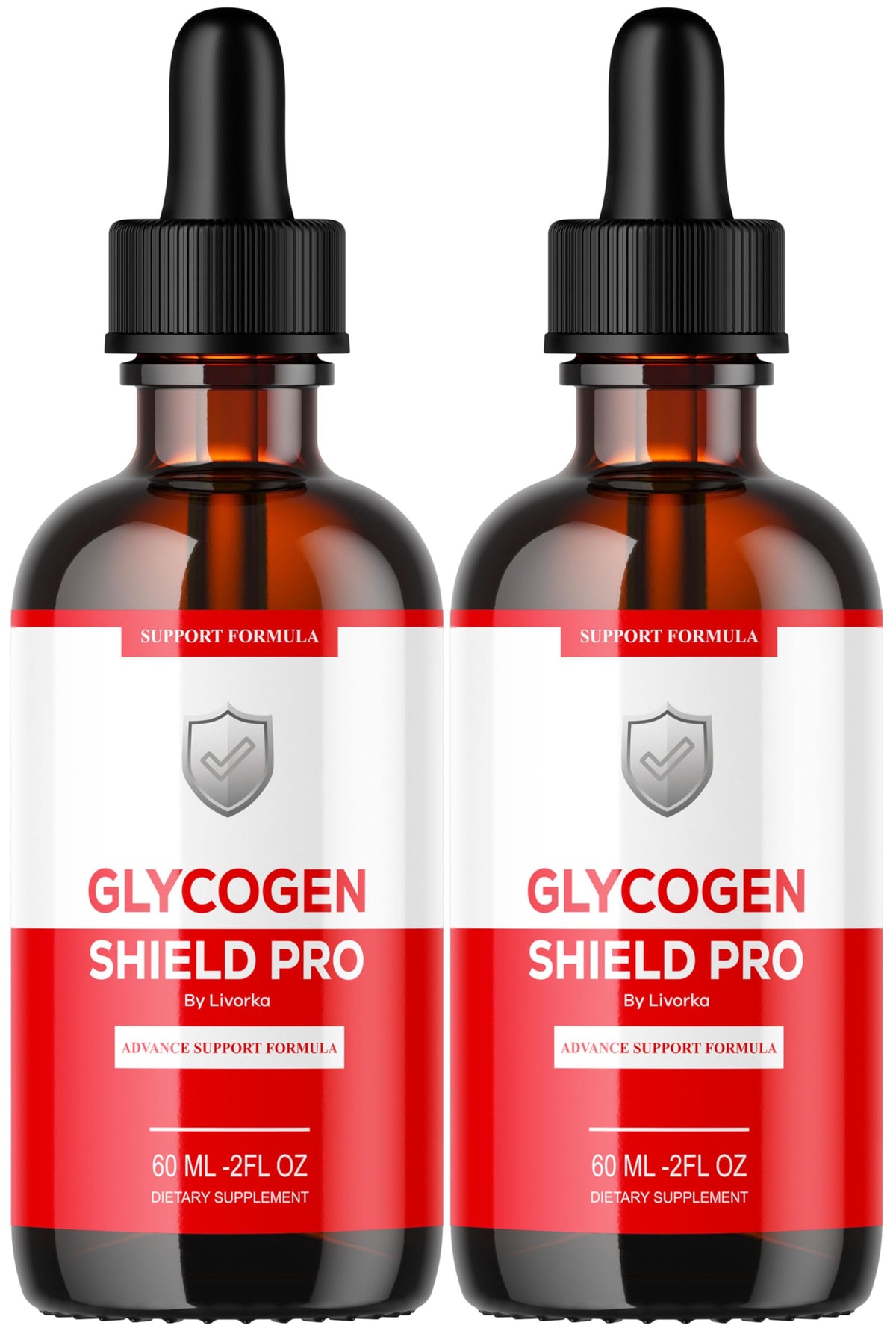 LIVORKA Glycogen Shield Pro Supplement front view with label