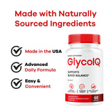 LIVORKA GlycoIQ Blood Capsules bottle with capsules scattered