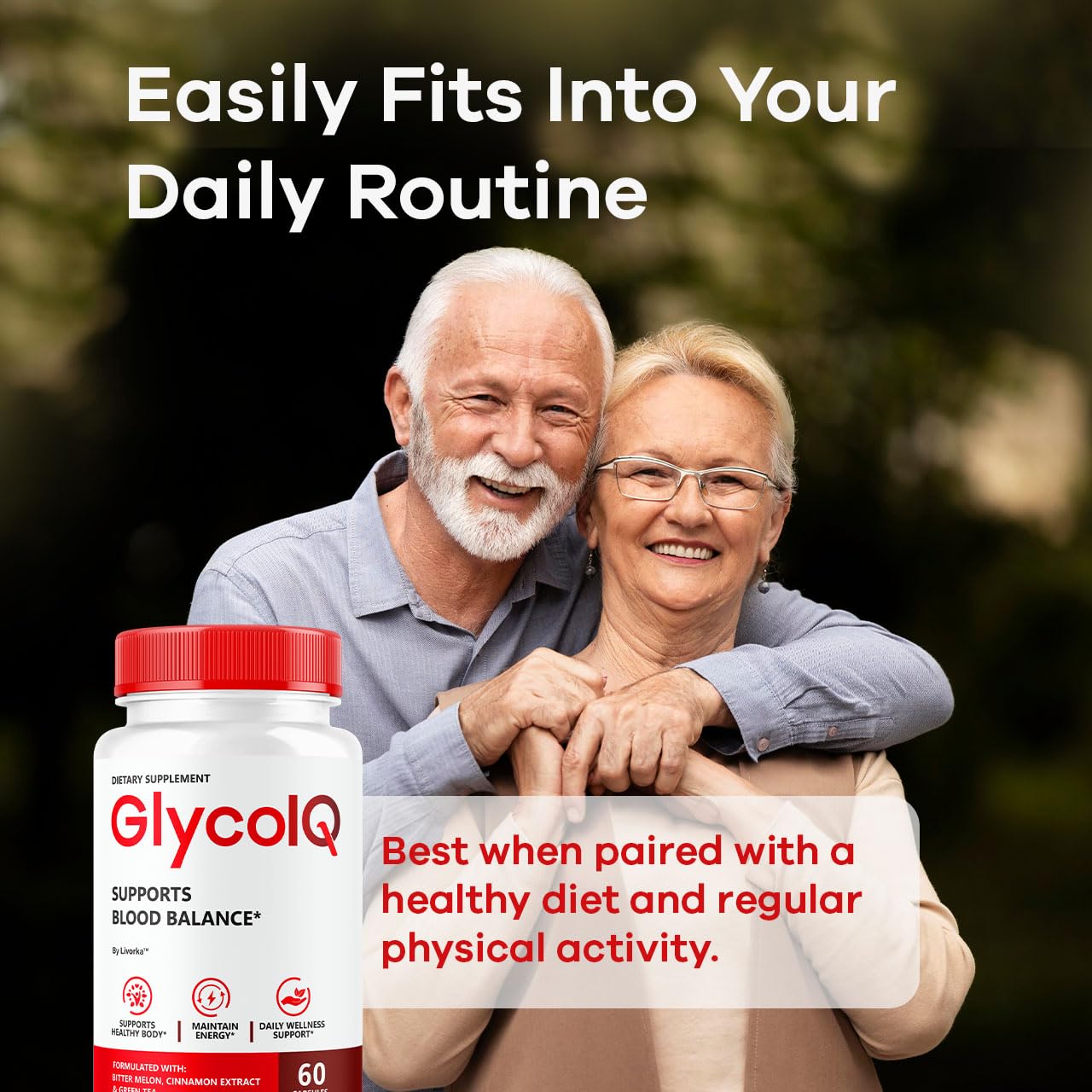 LIVORKA GlycoIQ Blood Capsules close-up of capsules