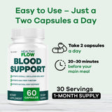 LIVORKA Healthy Flow Blood Capsules 695 mg capsules close-up