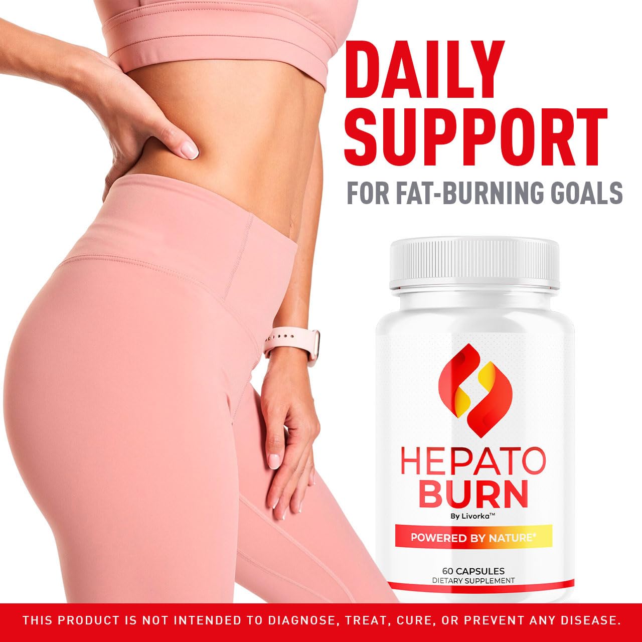 LIVORKA Hepato Burn Capsules back view with ingredient label