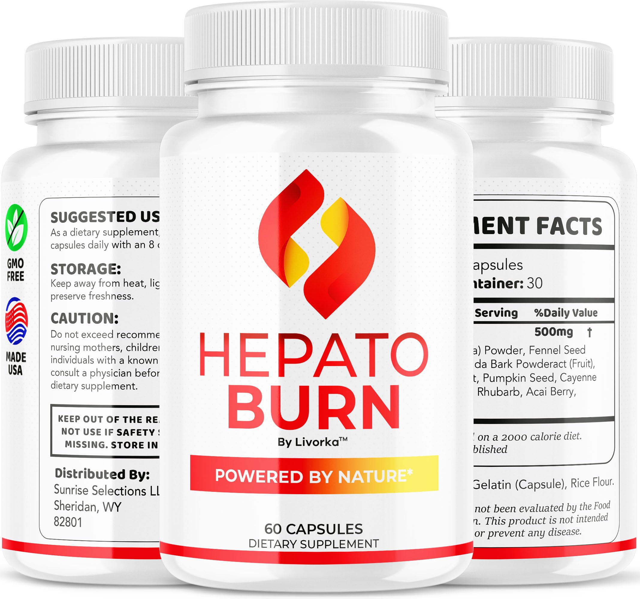 LIVORKA Hepato Burn Capsules close-up of the capsule