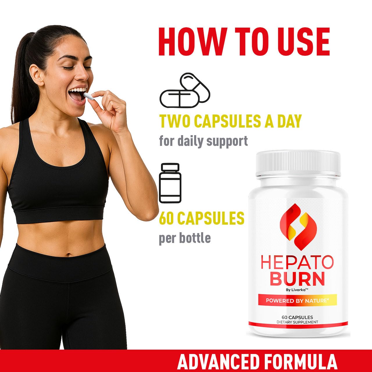 LIVORKA Hepato Burn Capsules in a lifestyle setting