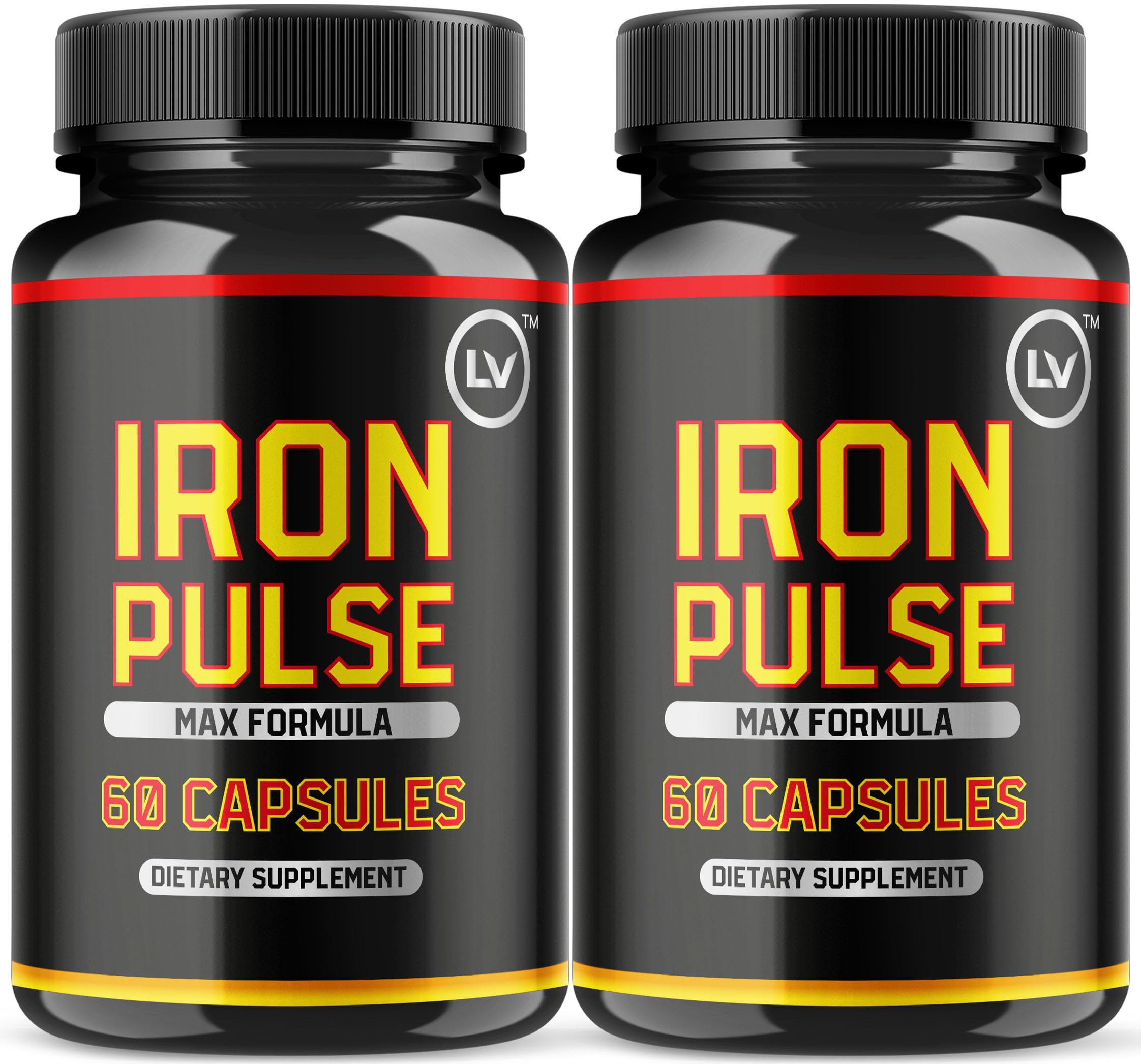 LIVORKA Iron Pulse Capsules 60 Count front view