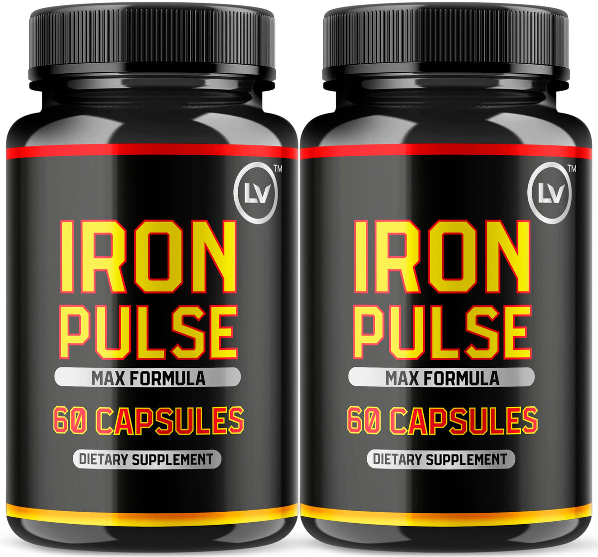 LIVORKA Iron Pulse Capsules 60 Count front view