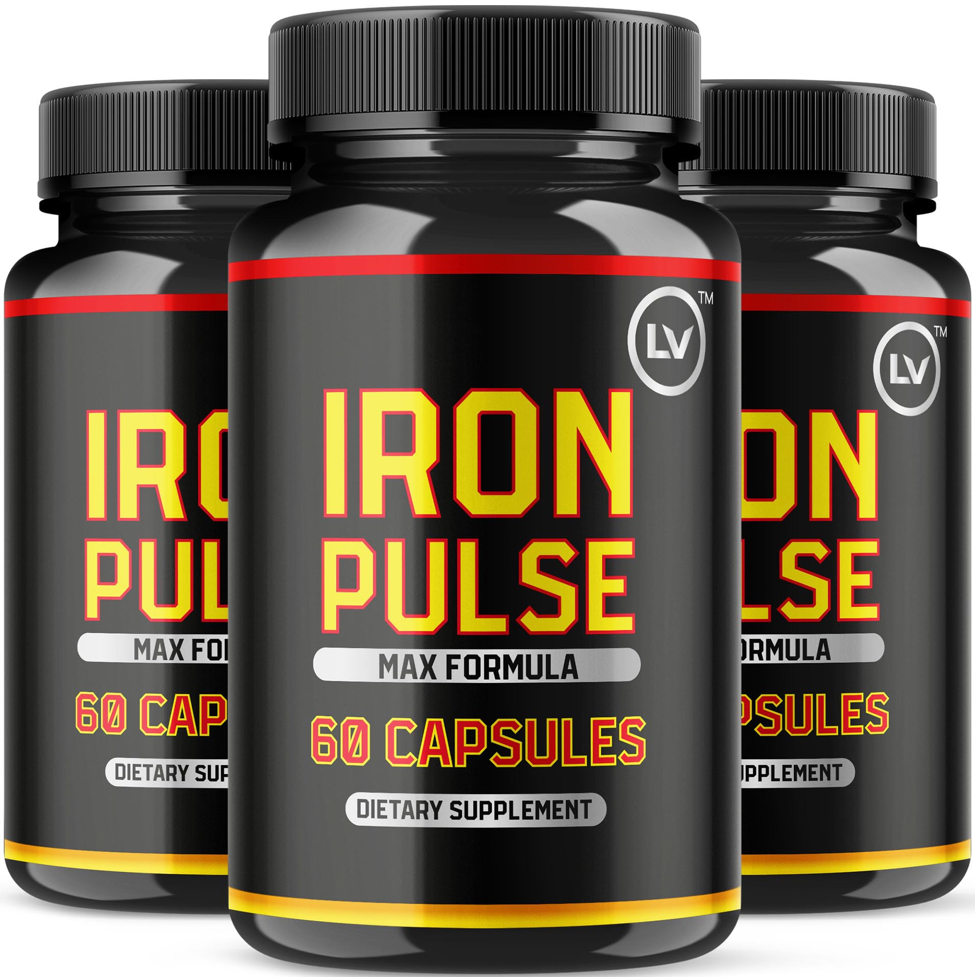 LIVORKA Iron Pulse Capsules 60 count front view