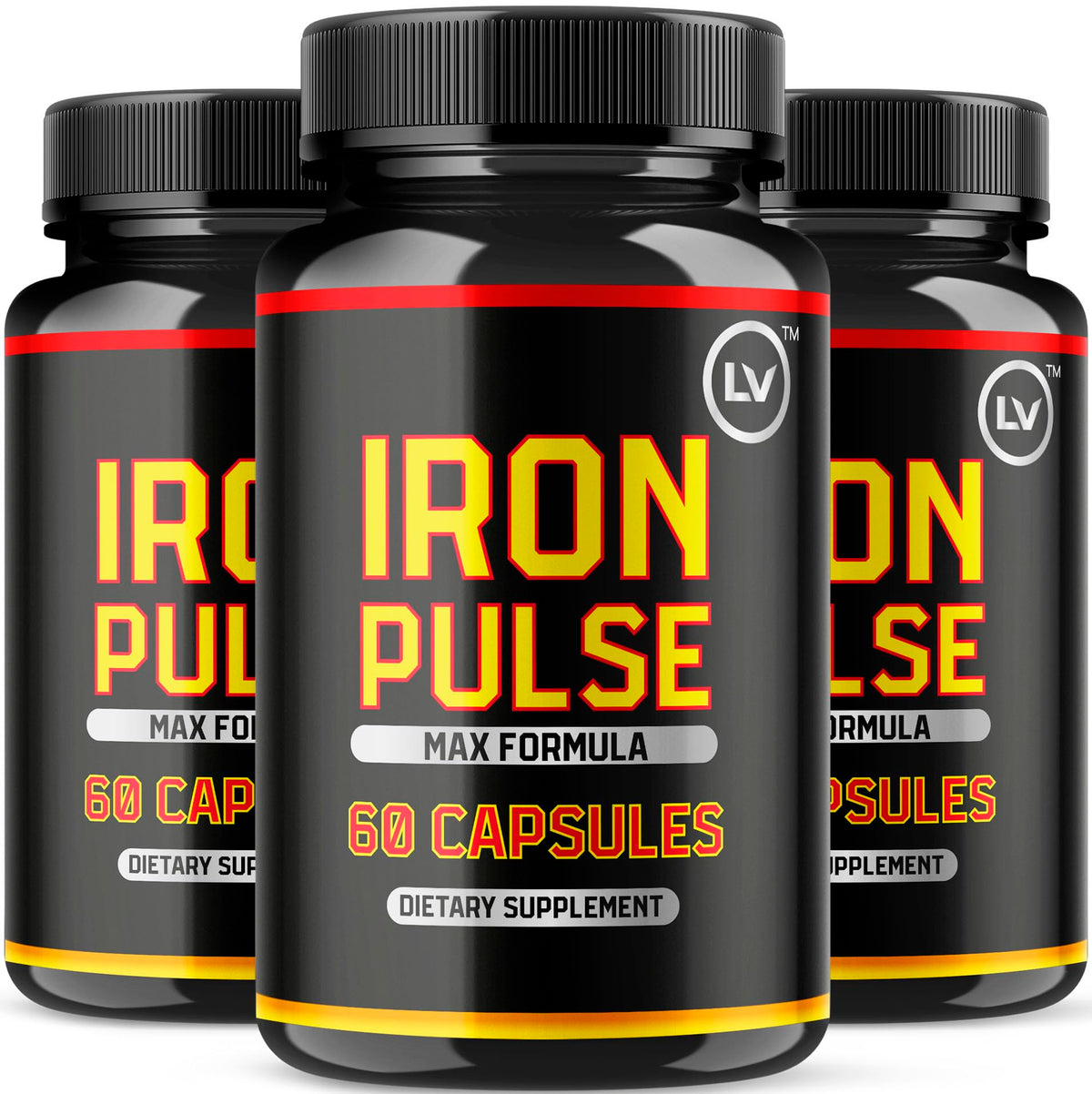 LIVORKA Iron Pulse Capsules 60 count front view