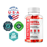 LIVORKA Ketosyn ACV Gummies back view with ingredients