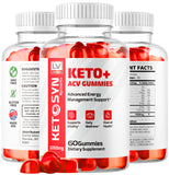 LIVORKA Ketosyn ACV Gummies package dimensions displayed
