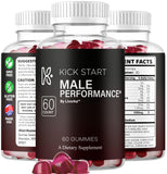 LIVORKA Kickstart Gummies for Men 170g with ingredients label