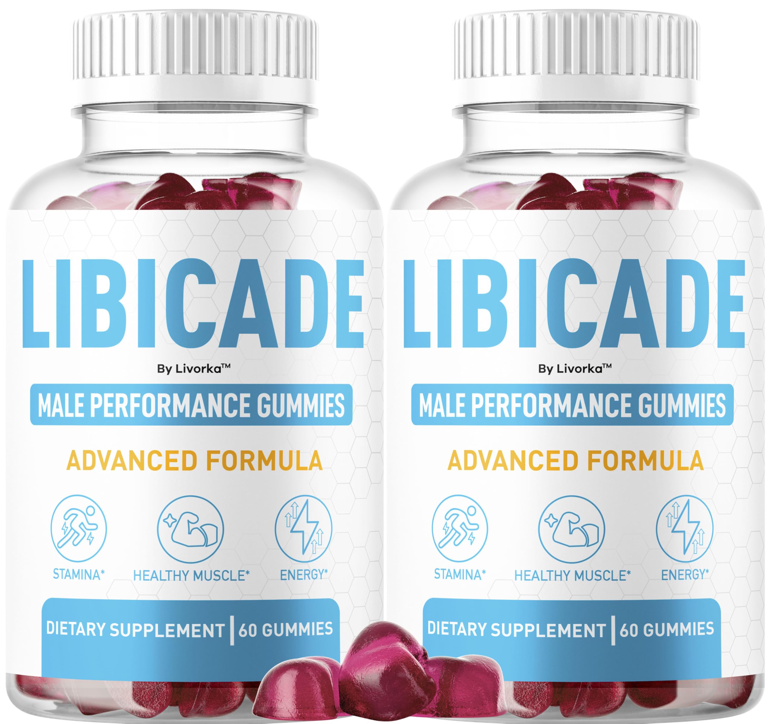 LIVORKA Libicade Gummies front view packaging