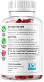 LIVORKA Libicade Gummies with fresh fruit background