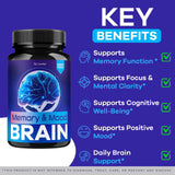 LIVORKA Memory & Mood Brain Supplement 170g packaging