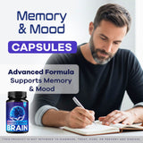 LIVORKA Memory & Mood Brain Supplement 68g back view