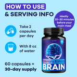 LIVORKA Memory & Mood Brain Supplement 68g packaging