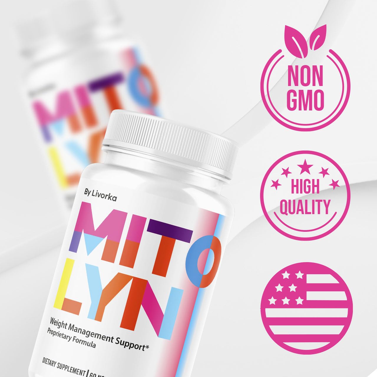 LIVORKA Mitolyn Capsules packaging dimensions